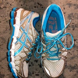 Women’s ASICS GEL-Kayano 20th Anniversary Edition White/Blue size 7.5W